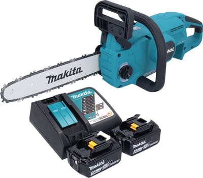 Makita DUC 307 RT2X3 accu-kettingzaag 18 V 30 cm borstelloos + 2x accu 5.0 Ah + lader