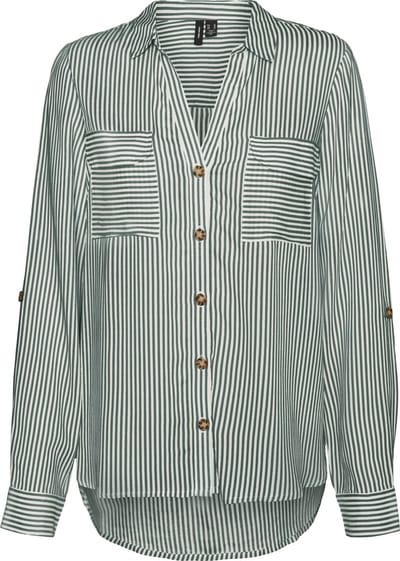 VERO MODA - VMBUMPY L/S SHIRT NEW WVN GA Dames Blouse