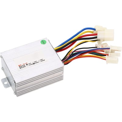 Elektrische Fiets Borstel Controller 24V 500W Meervoudige Bescherming Aluminium Motor Snelheidsregelaar Box voor white