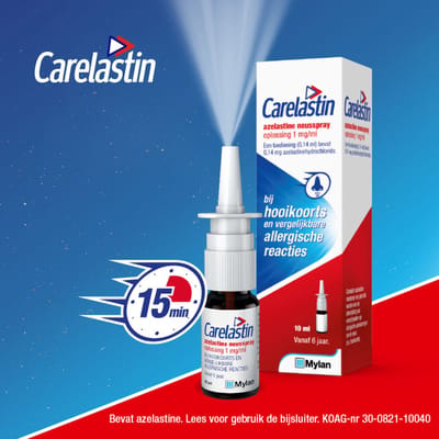 Carelastin Neusspray bij Hooikoorts - 3 x 10 ml - Voordeelverpakking