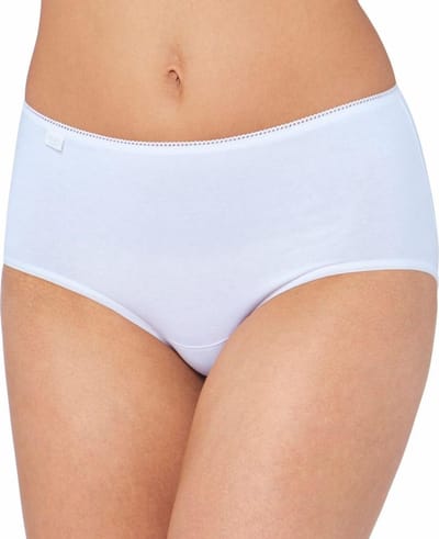 Sloggi 24/7 Microfibre Midi Dames Slip - Wit - Maat 40