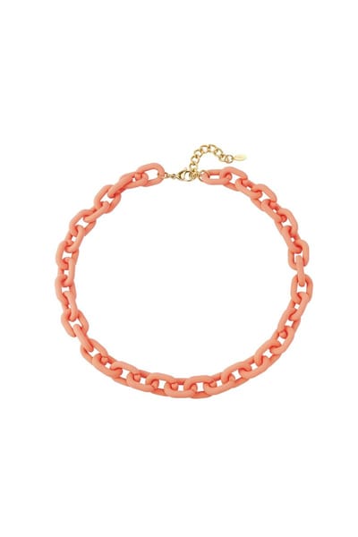 Ketting - collier - kleurrijk - Koraal - Yehwang