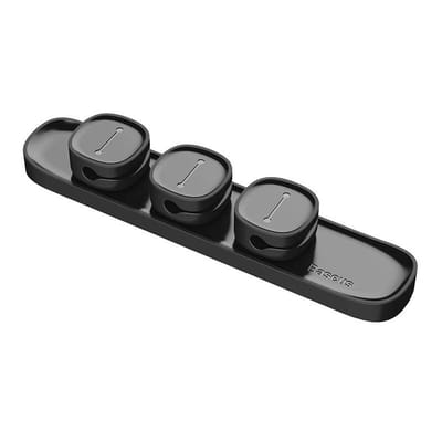 Baseus Peas Magnetic Cable Clip USB Kabelhouder Organizer - 3 Magnetische Clips - Kabel Organizer - Zwart