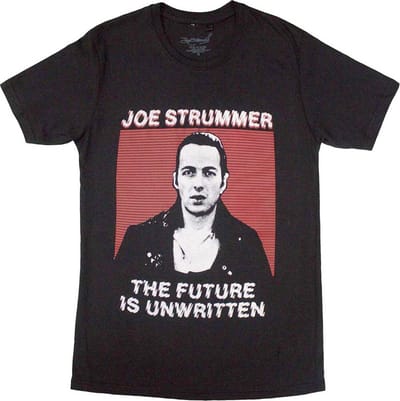 Joe Strummer - The Future Is Unwritten Heren T-shirt - M - Zwart