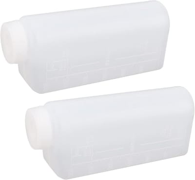 Oliemengfles - Brandstofcontainer - Motoronderhoud - Nauwkeurig mengen - 600 ml - Transparant