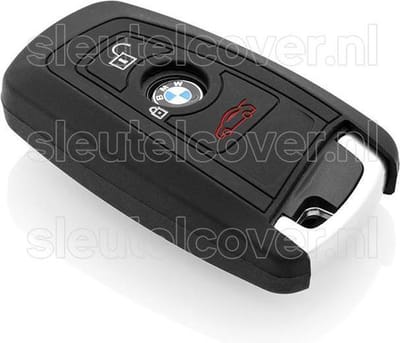 Autosleutel Hoesje geschikt voor BMW - SleutelCover - Silicone Autosleutel Cover - Sleutelhoesje Zwart