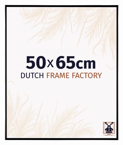 Fotolijst 50x65 cm - Kunststof - Zwart Hoogglans - Easy