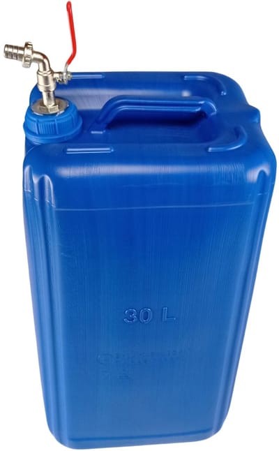 Anwicar Jerrycan voor Water - 30 L - Watercontainer met Kraantje en Dop - Waterdispenser Camping - Blauw