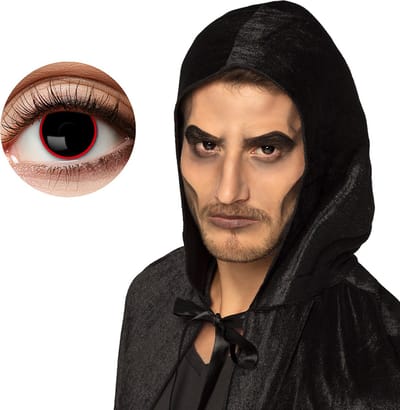 Boland - Paar 3-maandslenzen Demon - Volwassenen - Halloween en Horror - Halloween contactlenzen - Horror