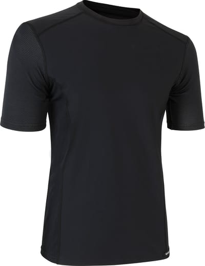 GripGrab - WindBreaking Thermal Korte Mouw Fiets Ondershirt Windafwijzend Lente Herfst Thermoshirt - Zwart - Heren - Maat S