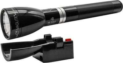 Maglite MagCharger LED ML150LR | Professinele zaklamp | Lange brandtijd | 4 Lichtstanden | Inclusief oplaadhouder - accu - laadsnoer - adapter