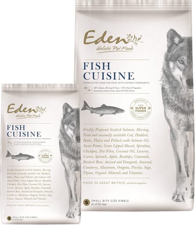 Eden Fish Cuisine - Droogvoer voor honden - Zalm & Haring - Kleine rassen - Hypoallergeen - Graanvrij