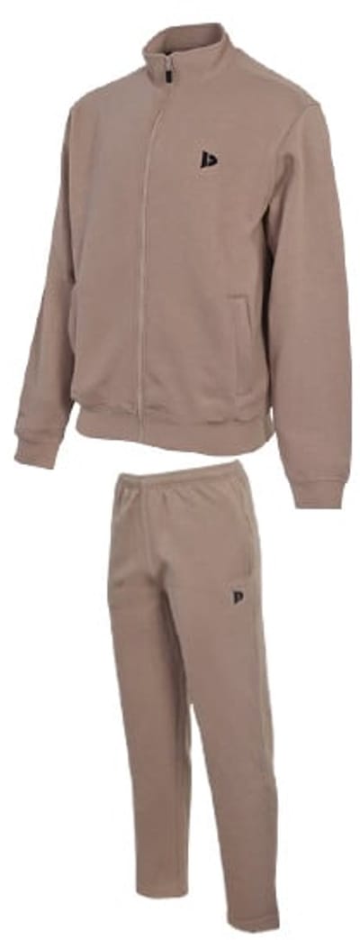 Donnay - Joggingsuit Charlie - Joggingpak - Heren - Taupe-grey (068) - maat 3XL