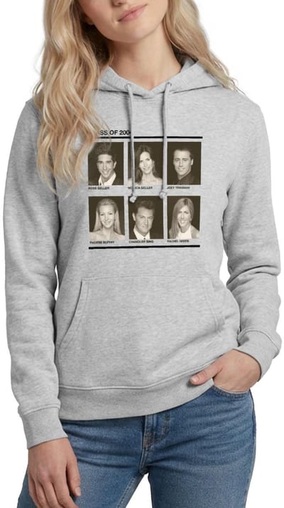 Friends Vintage Foto's Class of 2004 Hoodie Dames