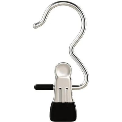 Antislip Kledinghanger Broekrek Opslag Draagbare Organizer Kamer Waslijn Haak Roestvrij Staal Knijper Huis Rekken Hangers 10pcs