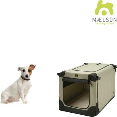 Maelson Soft Kennel™ Cover vervangingshoes voor Reisbench Softkennel Beige 105cm