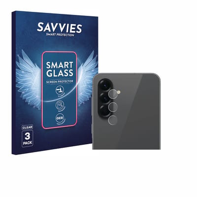 3 Stuks Savvies Screenprotector - geschikt voor Samsung Galaxy A56 5G (ALLEEN Camera Lens) - beschermfolie glas transparant