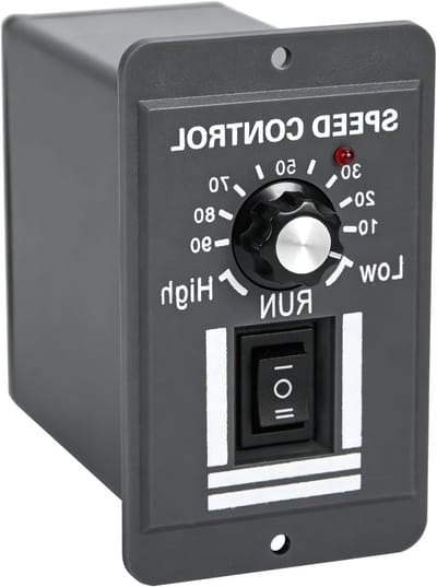 Verstelbare PWM Motor Snelheidsregelaar tot 20A voor DC 12-60V, Vooruit/Achteruit Schakelaar en Regelaar voor Borstelloze Motoren