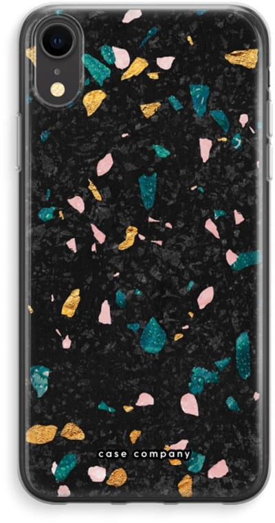 Case Company® - Hoesje geschikt voor iPhone XR hoesje - Terrazzo N°10 - Soft Cover Telefoonhoesje - Bescherming aan alle Kanten en Schermrand