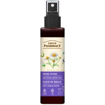 Green Pharmacy Chamomile &amp; Flaxseed Oil Shine Elixir For Color-Treated Hair 150 ml