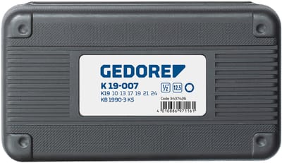 Slagmoerdopsleutelset 1/2, 7-dlg. 10-24 mm