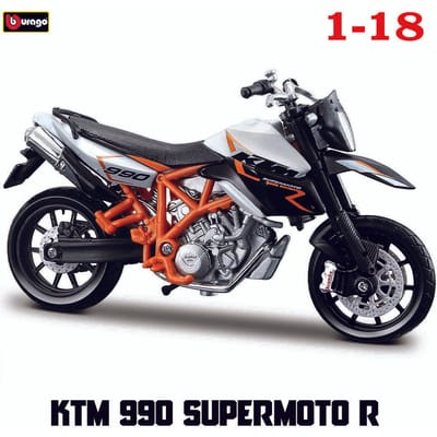 Bburago 1:18 Honda Africa Twin Adventure Gsx-R1000 R Ktm 790 Adventure R Rally 450F X Diavel S Motorfiets Model Speelgoed Serie