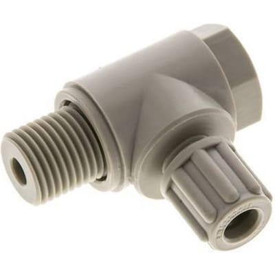 6x4mm & G1/4'' PP L-Vorm Knelfitting Buitendraad Banjo Bout 10bar