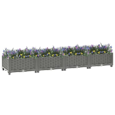 vidaXL - Plantenbak - verhoogd - 160x40x23 - cm - polypropeen