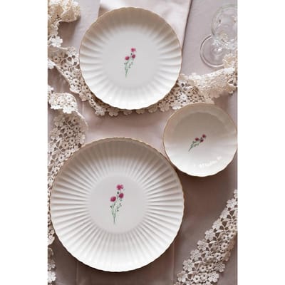Set van 6 borden Hunter porselein | Hermia