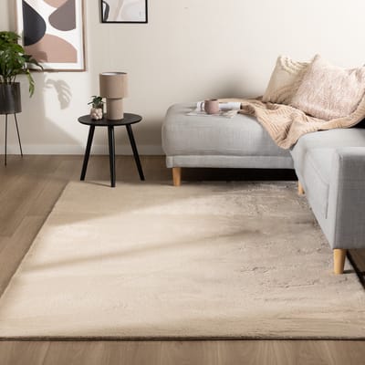 NATURL. Zacht laagpolig vloerkleed - Cozy Beige - 130x200cm