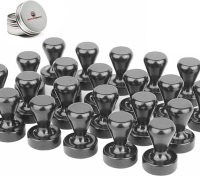 Brute Strength - Super sterke magnetische ophanghaakjes - Haakjes | Pionnen - 10 stuks - Zwart - Neodymium magneet sterk