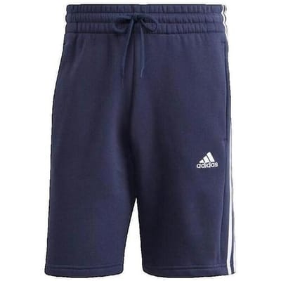 Adidas Essentials Fleece 3-Stripes Heren Short Donkerblauw - Maat S