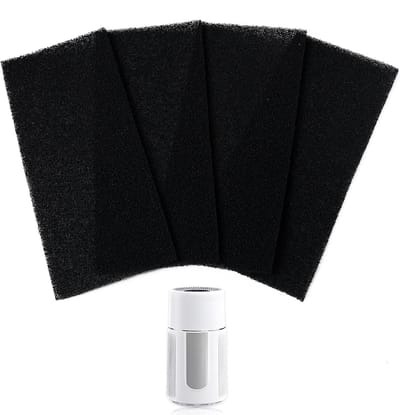 4-delige Snijbare Actieve Koolstof Luchtfilter Set voor Afzuigkappen en Airco's, Geur Neutralisatie en Luchtzuivering, 10.5×24cm