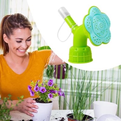 Gieter Sproeikop - Sproeier Bloemendesign - Planten Water Geven - Fijn 73-Gaten Patroon - Flesopening tot 27 cm - Groen