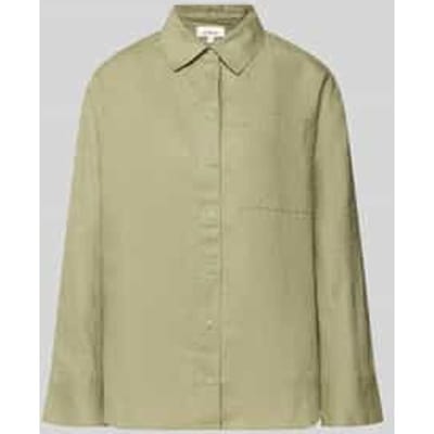 s.Oliver  Blouses Army Green Größe: 38 | Longsleeves Outlet | Damen | Grün