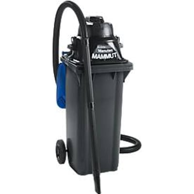 Complete set nat-droogzuiger, zonder gereedschapshouder, incl. grote afvalbak voor 120 l, 1 patroonfilter & 1 vliesfilter, blauw