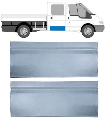 Reparatie plaatwerk achterste deuren voor Ford Transit 2000-2013