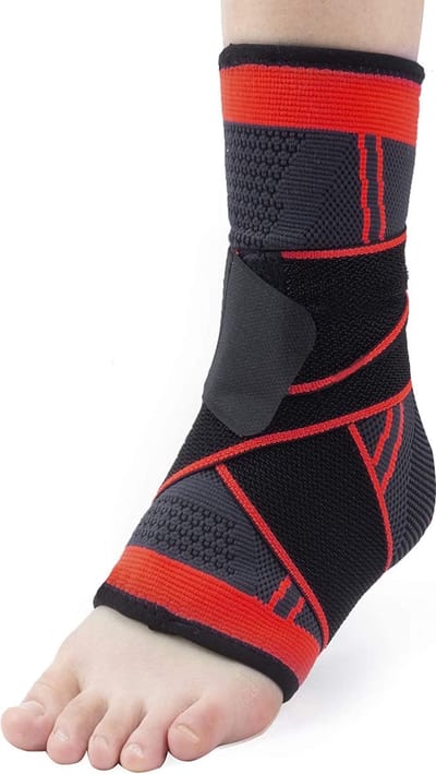 U Fit One 1 Stuk Enkelbrace - Enkel Bandage - Ankle brace - Ankle Straps - Voet brace - Enkel Brace - Enkelsteun - Enkelondersteuning - Maat: M