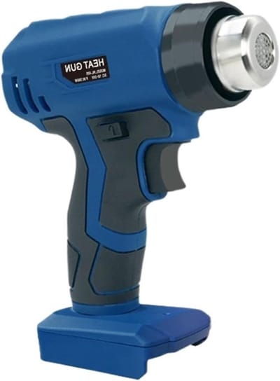 Draadloos Heteluchtpistool - Warmtepistool - Verf Verwijderen - Keramische Verwarming - 195mm Lengte - Donkerblauw