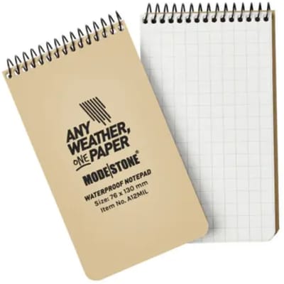 All-weather notitieboek 100 pagina's Modestone