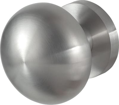 Deurknop - RVS geborsteld - RVS - GPF - GPF9857.09-00 RVS geborsteld paddenstoel knop S5 65mm incl. wisselstift op rond