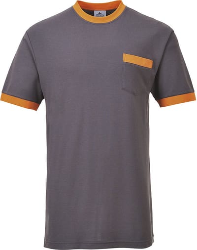 TX22 - Portwest Texo Contrast T-shirt Grijs | S