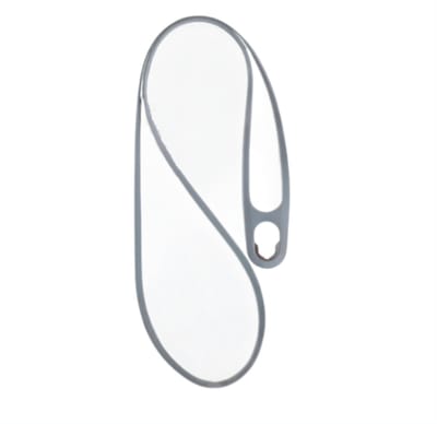 Hoge kwaliteit universele afneembare siliconen telefoon lanyard met 360° rotatie – Grijs – Sport nekkoord voor mobiele telefoon, tablet en ID-kaart