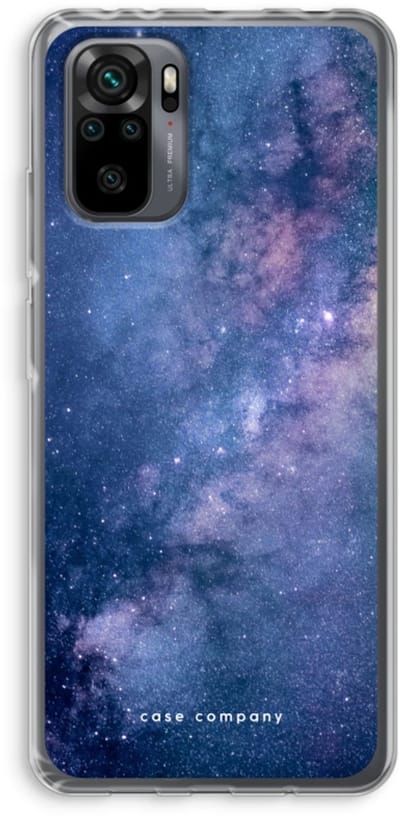 Case Company® - Hoesje geschikt voor Xiaomi Redmi Note 10 Pro hoesje - Nebula - Soft Cover Telefoonhoesje - Bescherming aan alle Kanten en Schermrand