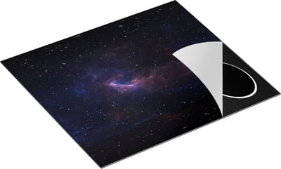 Chefcare Inductie Beschermer Ruimte met Sterren - Heelal - 60x50 cm - Afdekplaat Inductie - Kookplaat Beschermer - Inductie Mat