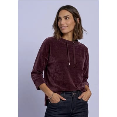 Shirt met 3/4-mouwen en een boothals