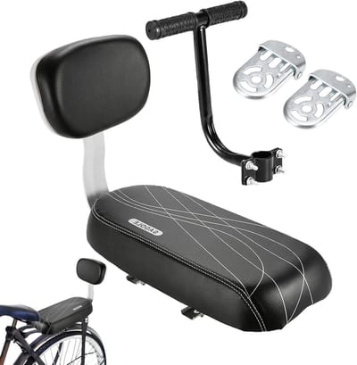 Kinderfietszitje - Baby Fietsstoeltje - Kinderen Vervoeren - Met Rugleuning Armleuning - 32.5 x 27 x 15.9 cm - Zwart
