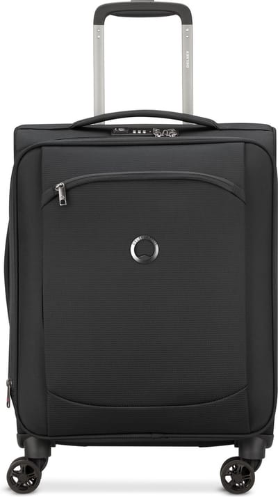 Delsey Montmartre Air 2.0 Handbagagekoffer - 55 cm Slim - Vergrootbaar - Zwart