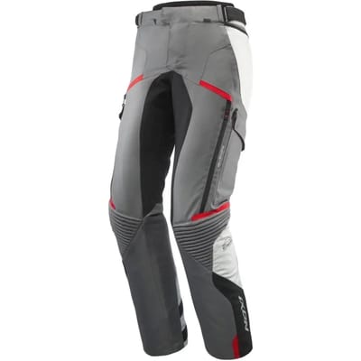 Ixon Midgard PT Grijs Zwart Rood Waterdichte Textiele Motorbroek - Broek