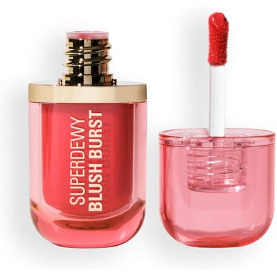 Revolution Superdewy Blush Plump Serum Liquid Blush Watermelon Pop Coral 4.2 ml